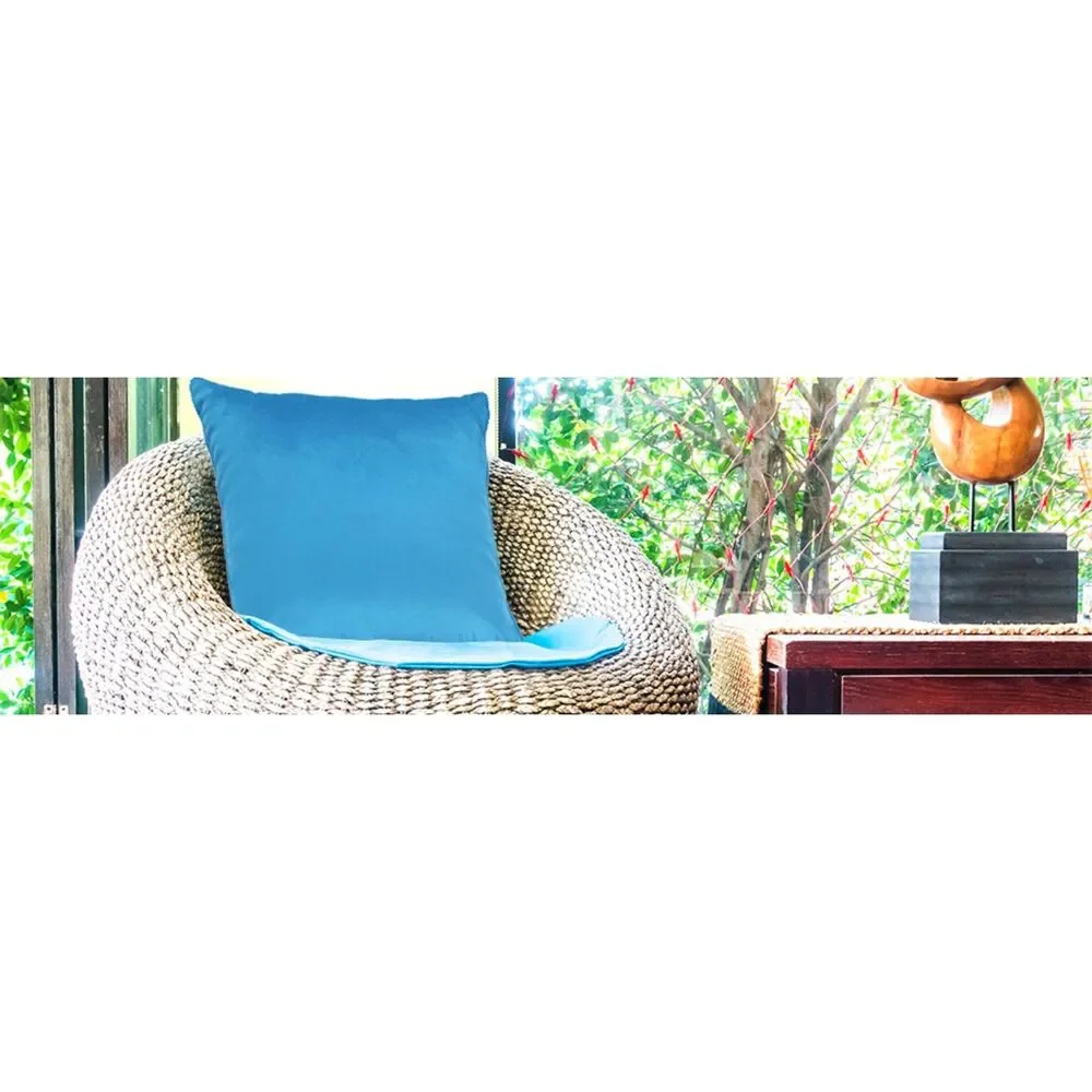 Velvet Throw Pillow Cover Decorative Accent Pillow Cover Teal 18